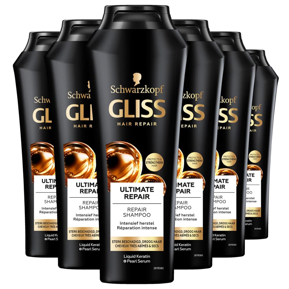 6x Gliss Shampoo Ultimate Repair 250 ml