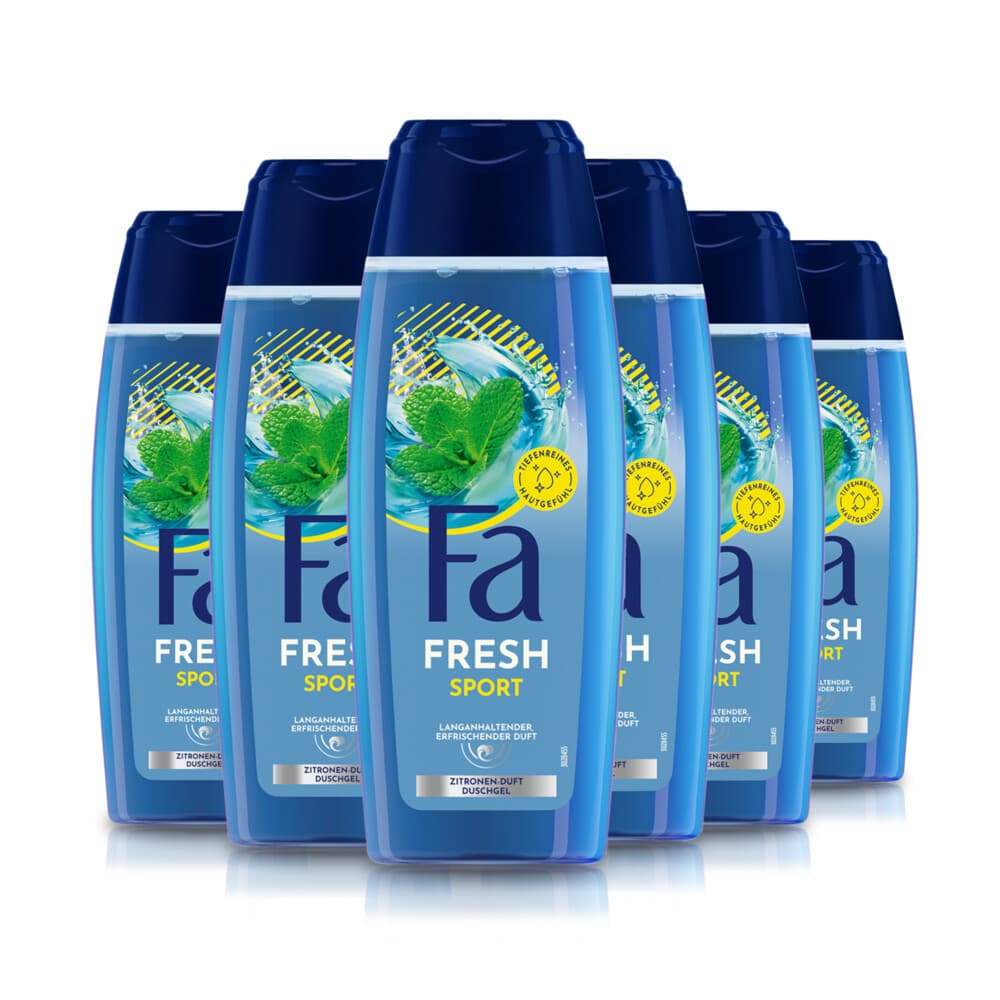 6x Fa Men Douchegel Sport 250 ml