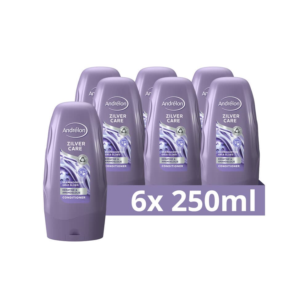 6x Andrélon Conditioner Zilver Care 250 ml