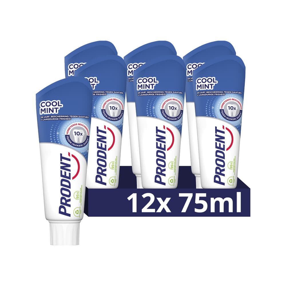 12x Prodent Tandpasta Cool Mint 75 ml