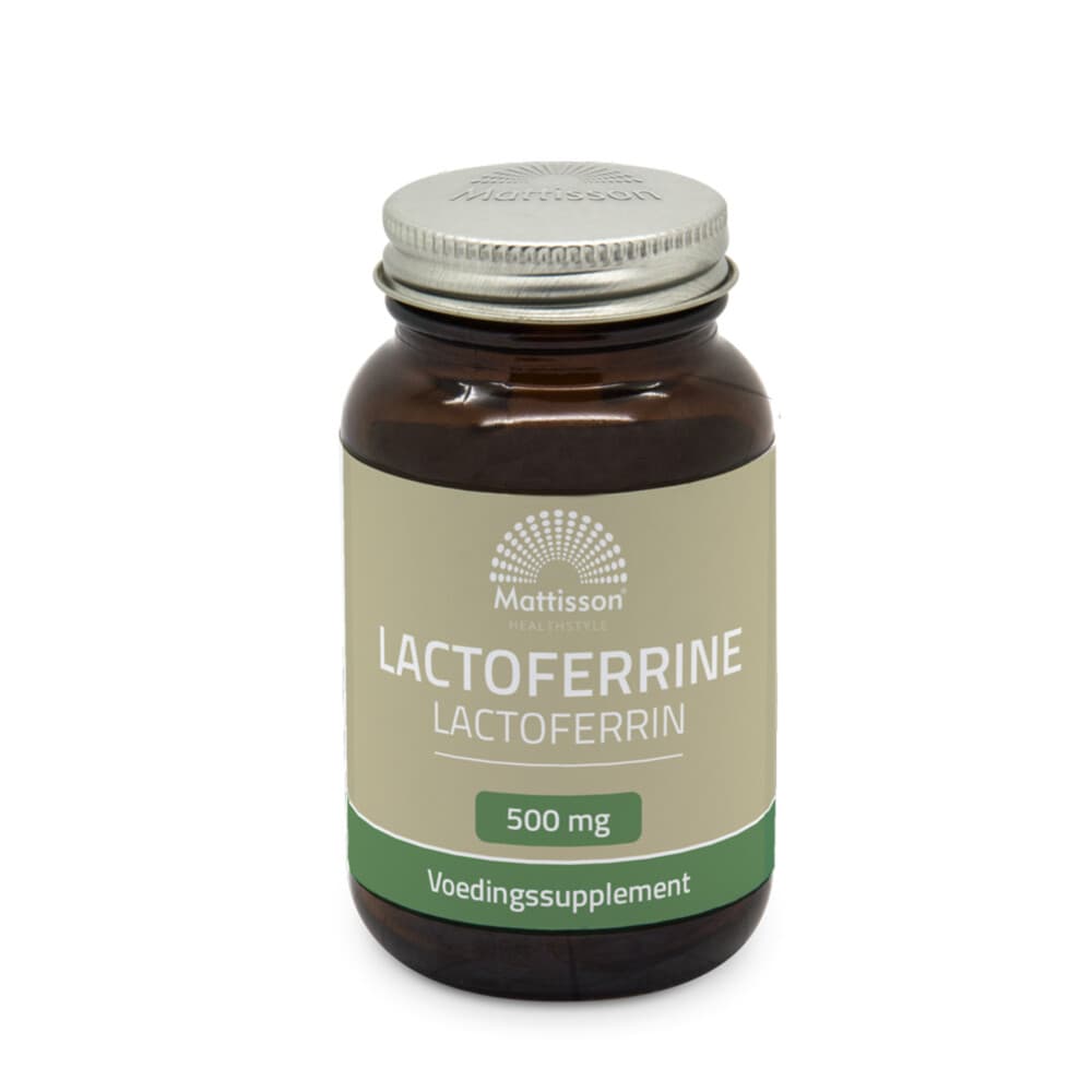 Gratis Verzending: Mattisson Lactoferrine 500mg 60 capsules
