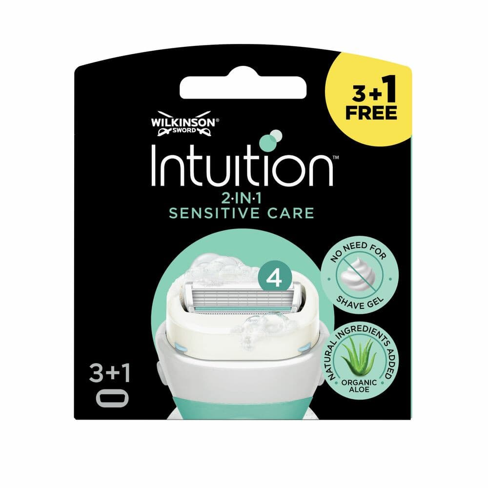 Wilkinson Intuition 2 in 1 Navulmesjes Sensitive Care 4 stuks