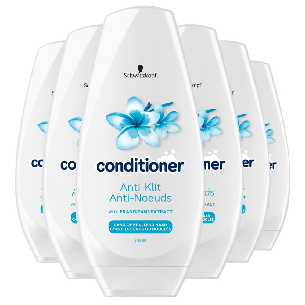 6x Schwarzkopf Anti-Klit Conditioner 250 ml