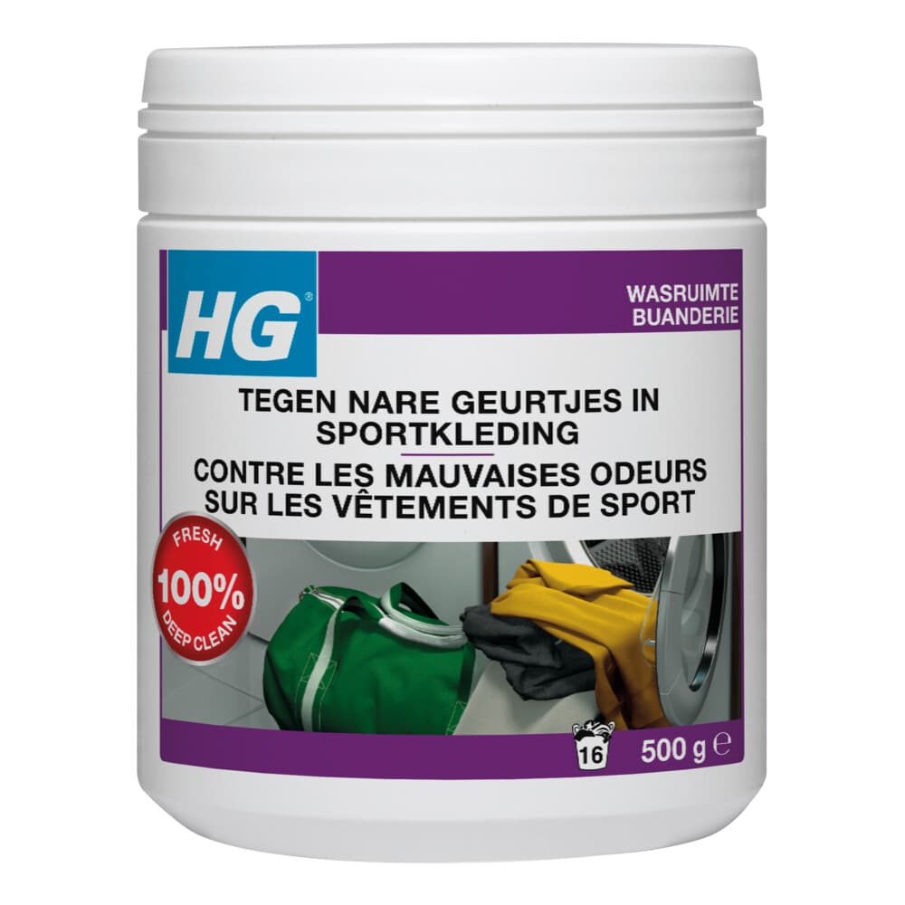 HG Wasmiddel Toevoeging Tegen Nare Geuren In Sportkleding 500 gr