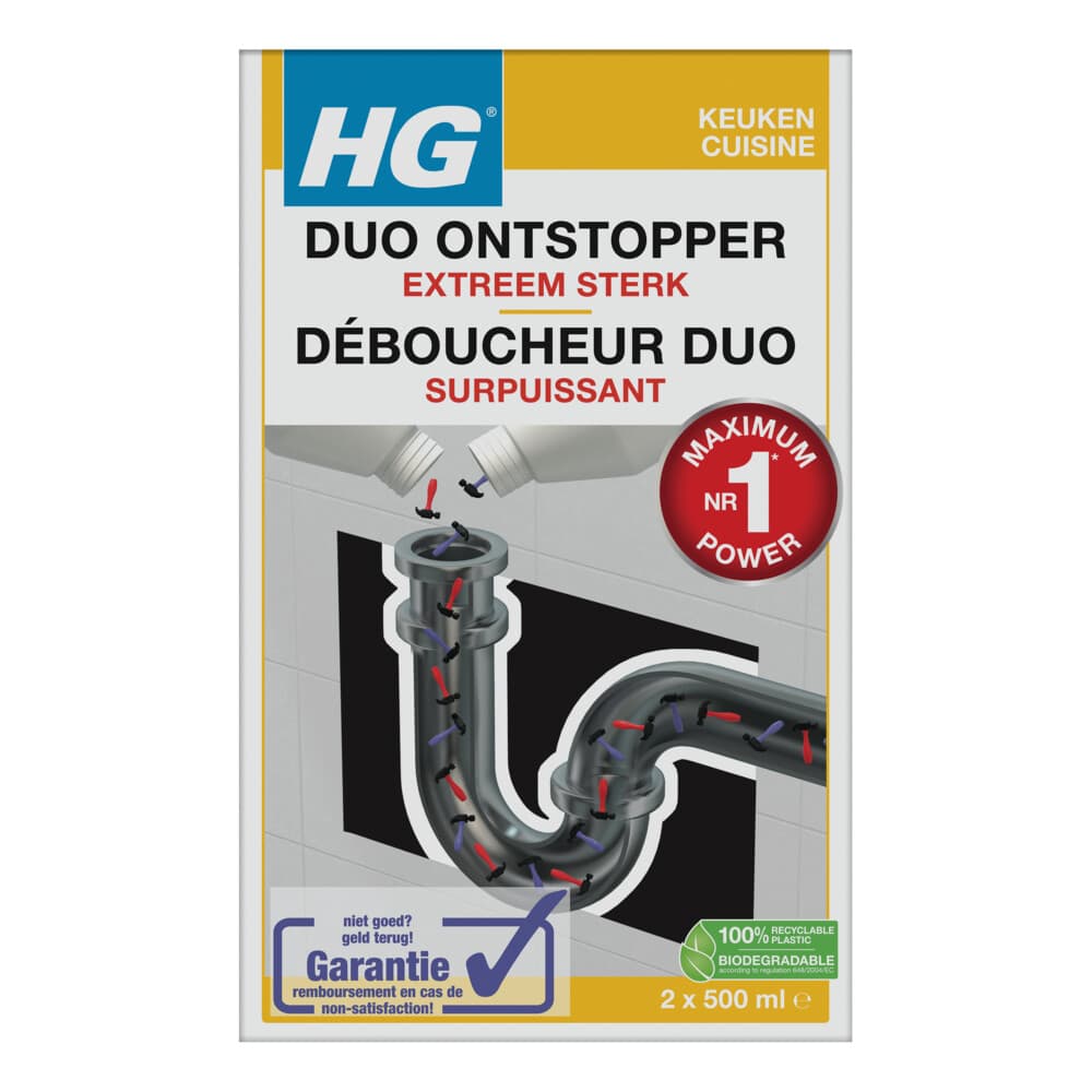 HG Duo Ontstopper 1 liter