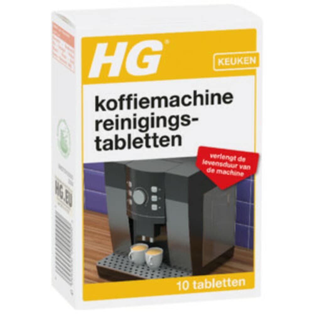 HG Koffiemachine Reinigingstabletten 10 tabletten