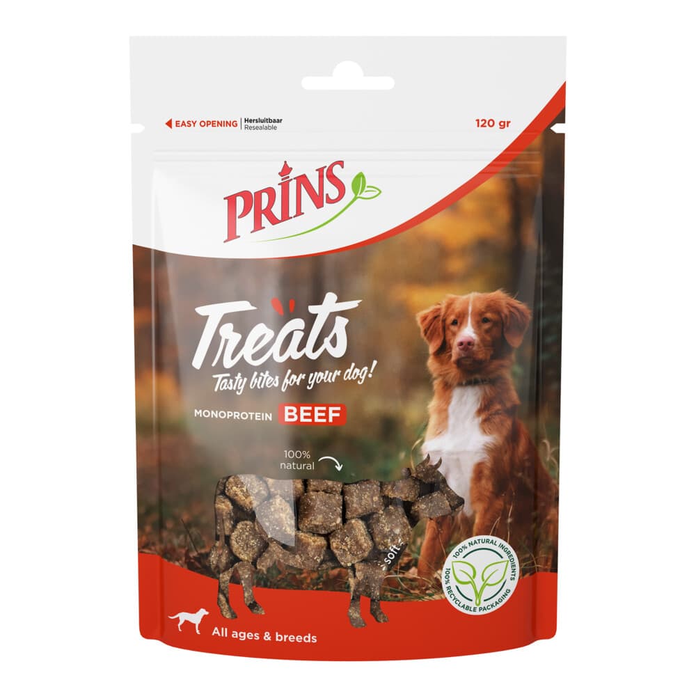 10x Prins Treats Hondensnacks Rund 120 gr