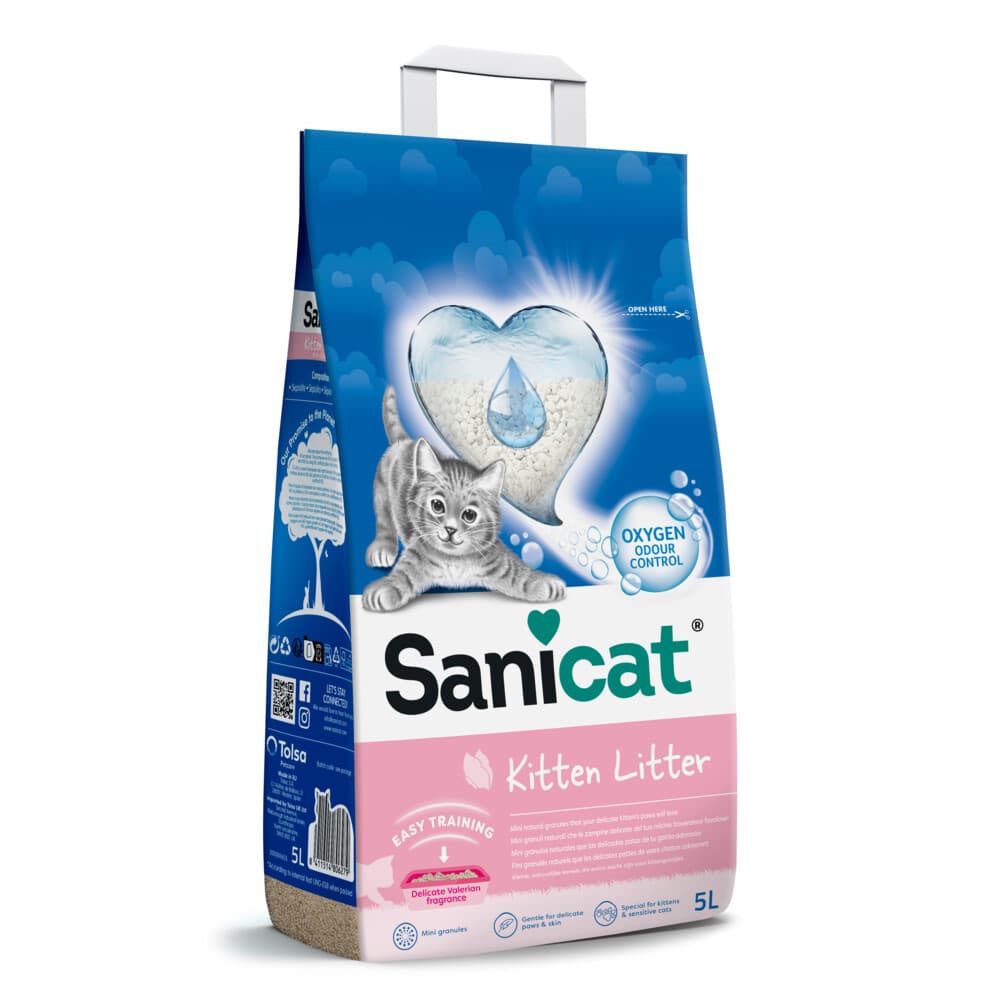 Sanicat Kattenbakvulling Kitten 5 liter