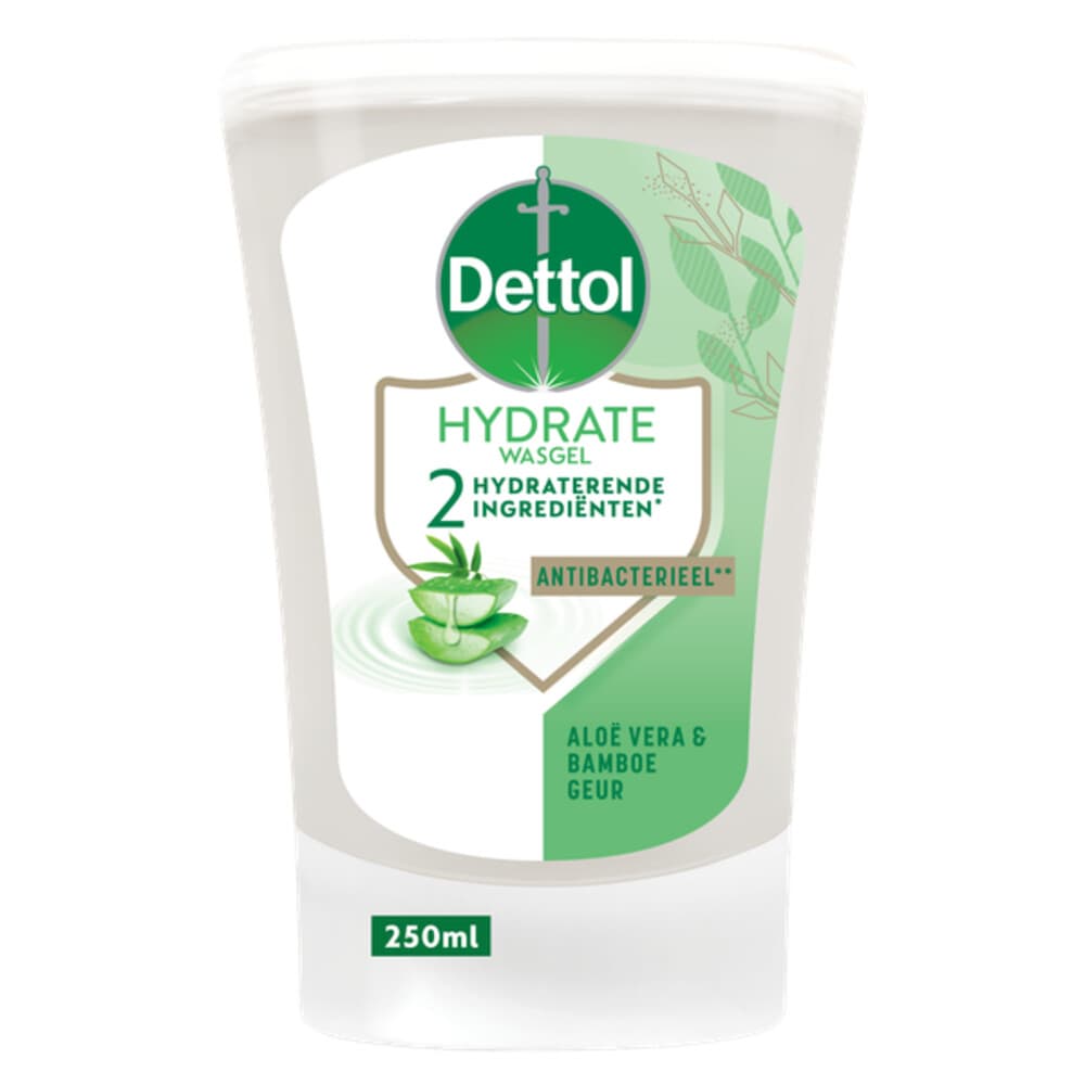 Dettol No Touch Wasgel Navulling Hydraterende Aloe Vera 250 ml