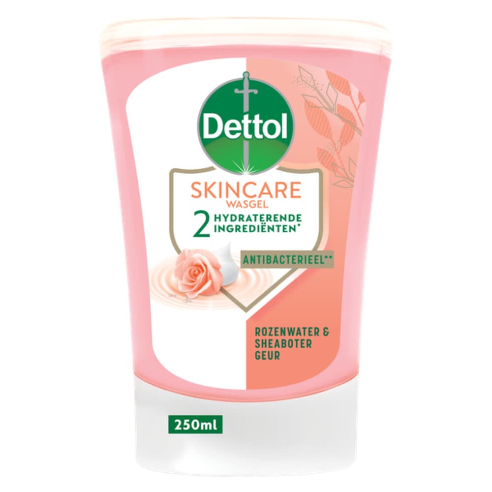 Dettol No Touch Wasgel Navulling Rozenwater&Sheabutter 250 ml