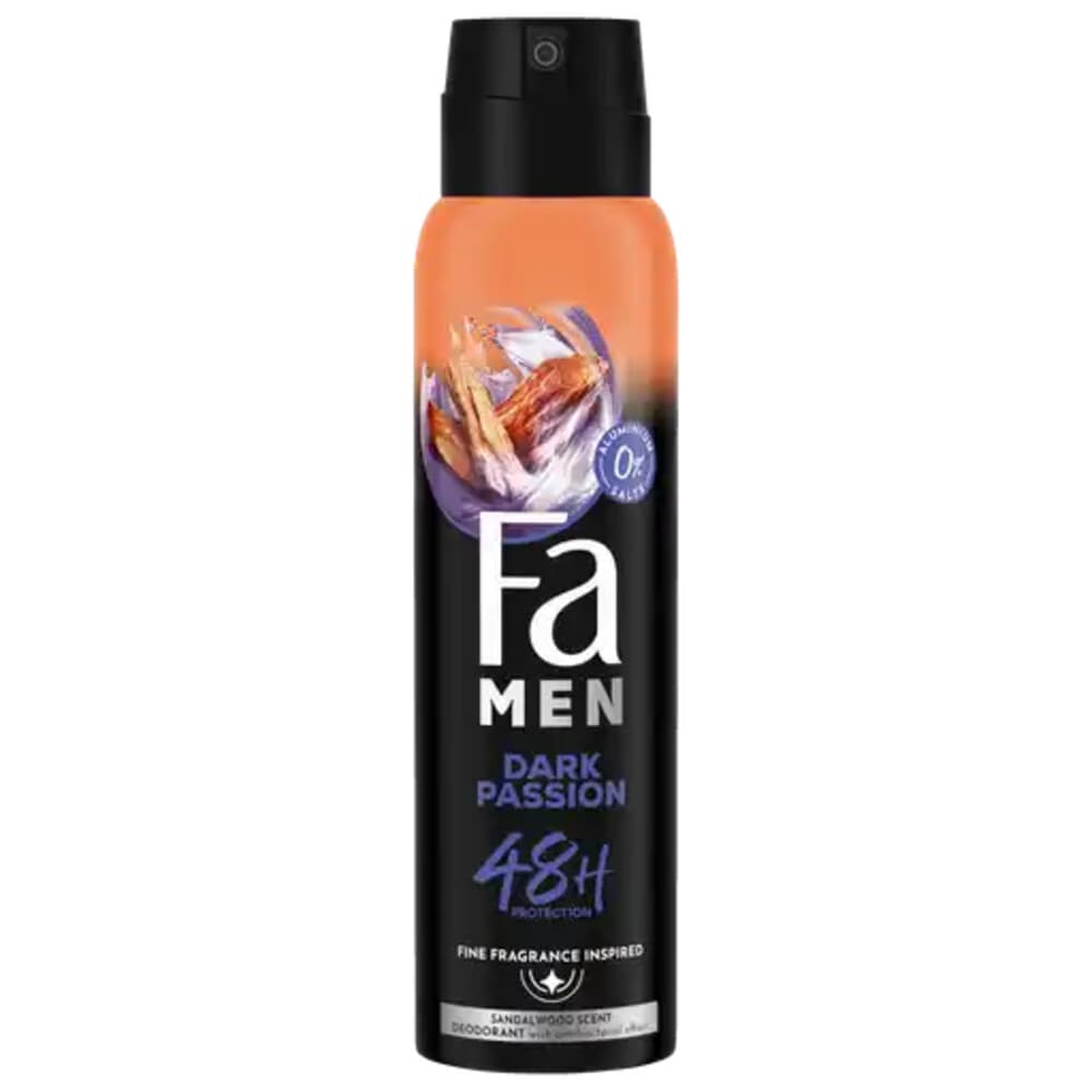 Fa Men Deodorant Spray Dark Passion 150 ml
