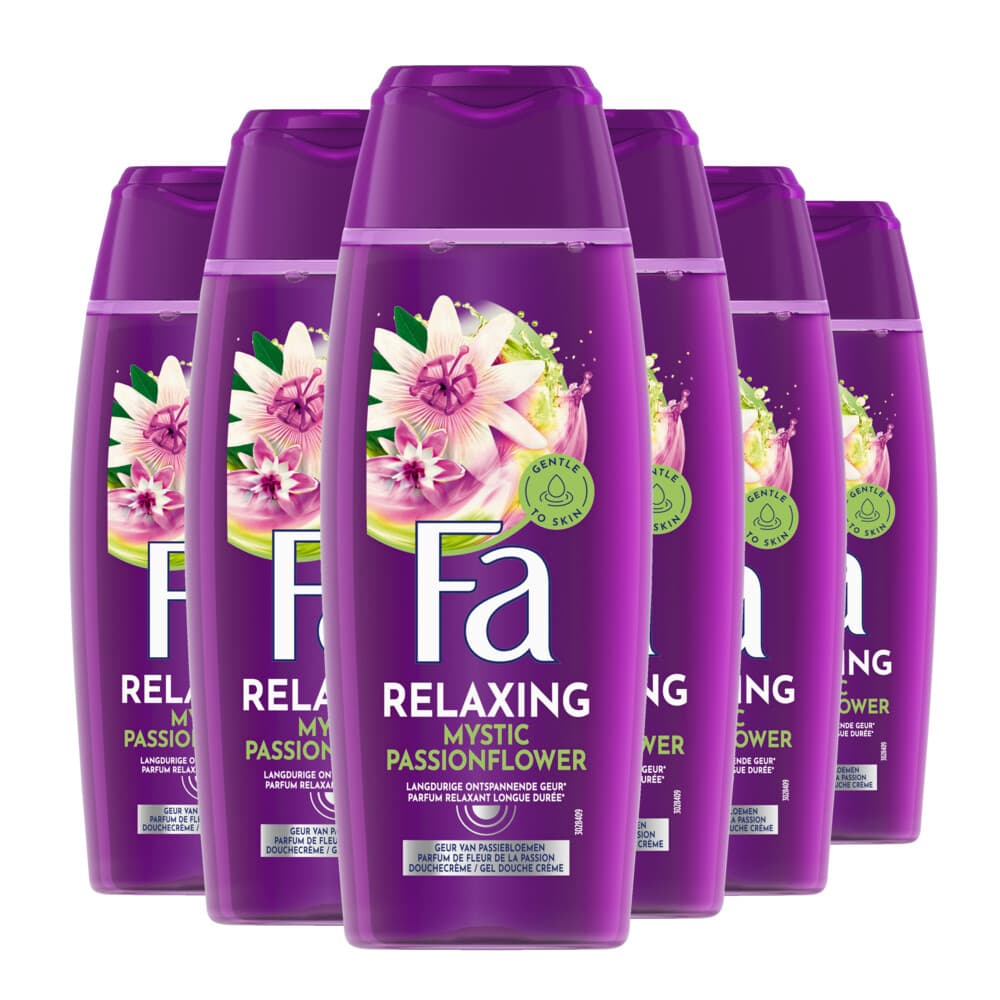 6x Fa Douchecréme Mystic Passionflower 250 ml
