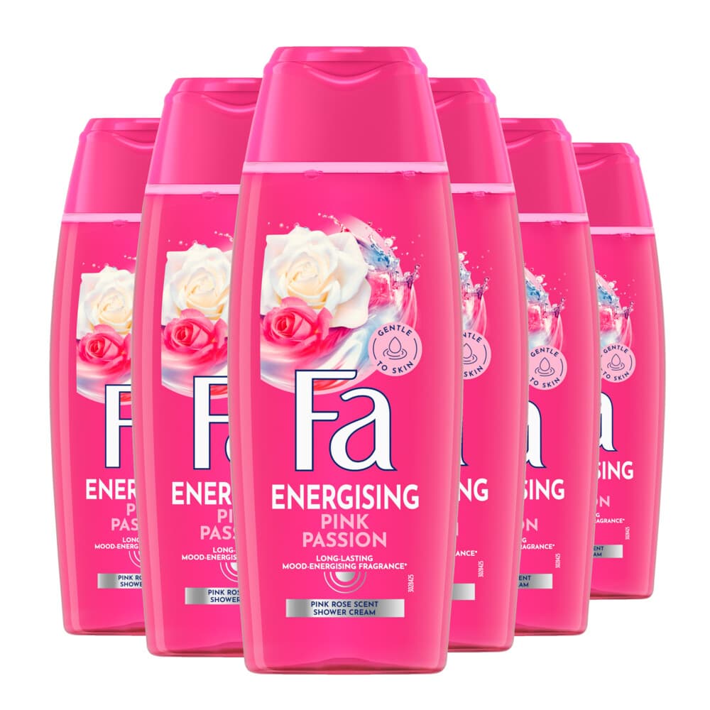 6x Fa Douchegel Pink Passion 250 ml