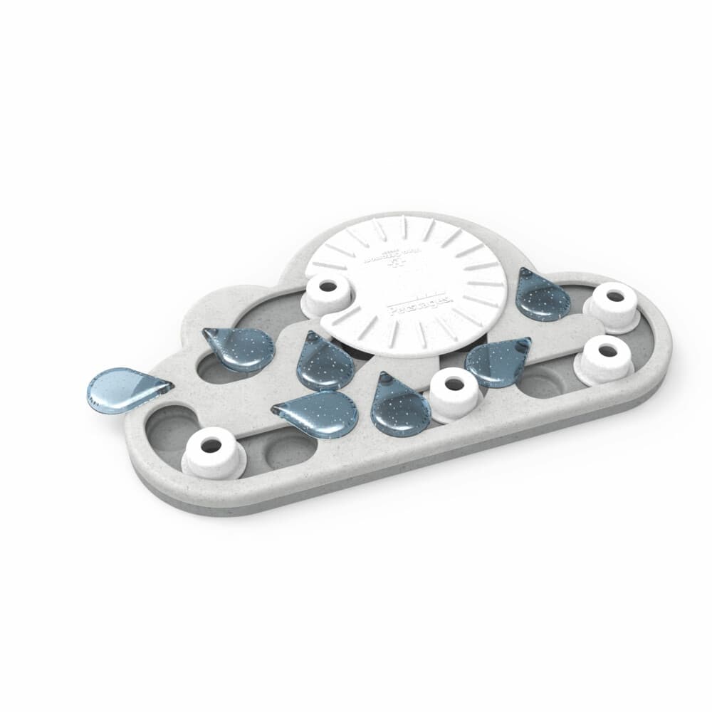 Petstages Nina Ottosson Puzzle&Play Rainy Day Kat Wit 35,6 x 35,1 x 4,1 cm