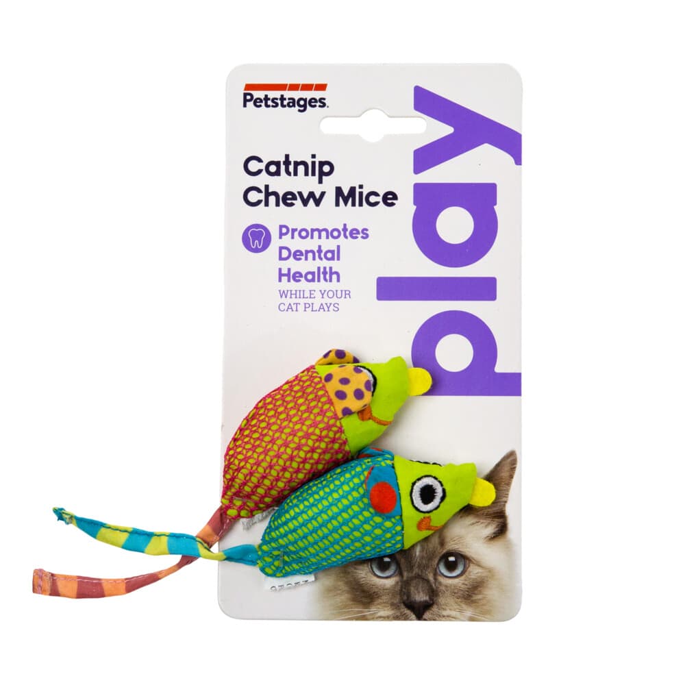 Petstages Cat Catnip Chew Mice Multi