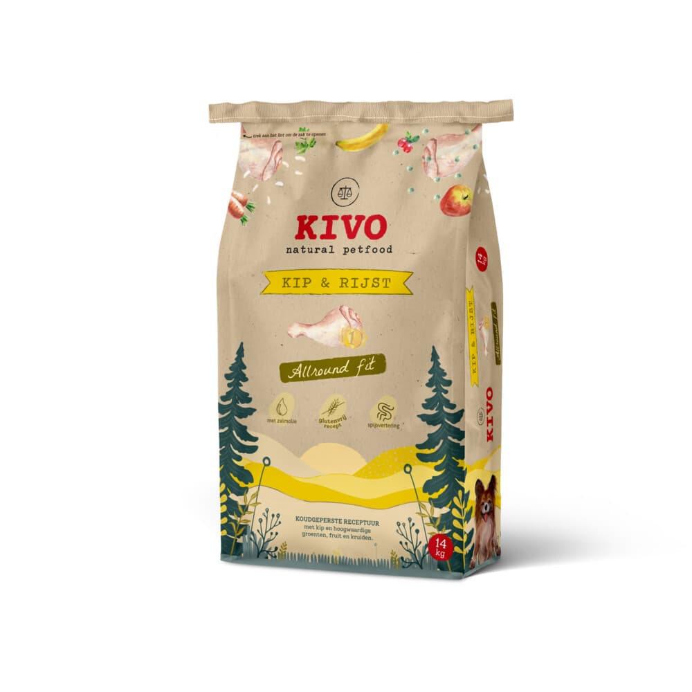 Kivo Kip&Rijst Allround Fit Glutenvrij 14 kg