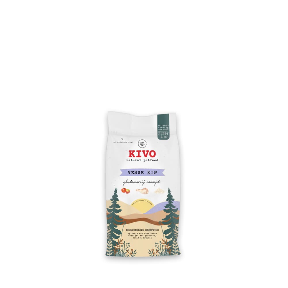 Kivo Verse Kip Puppy Glutenvrij 4 kg
