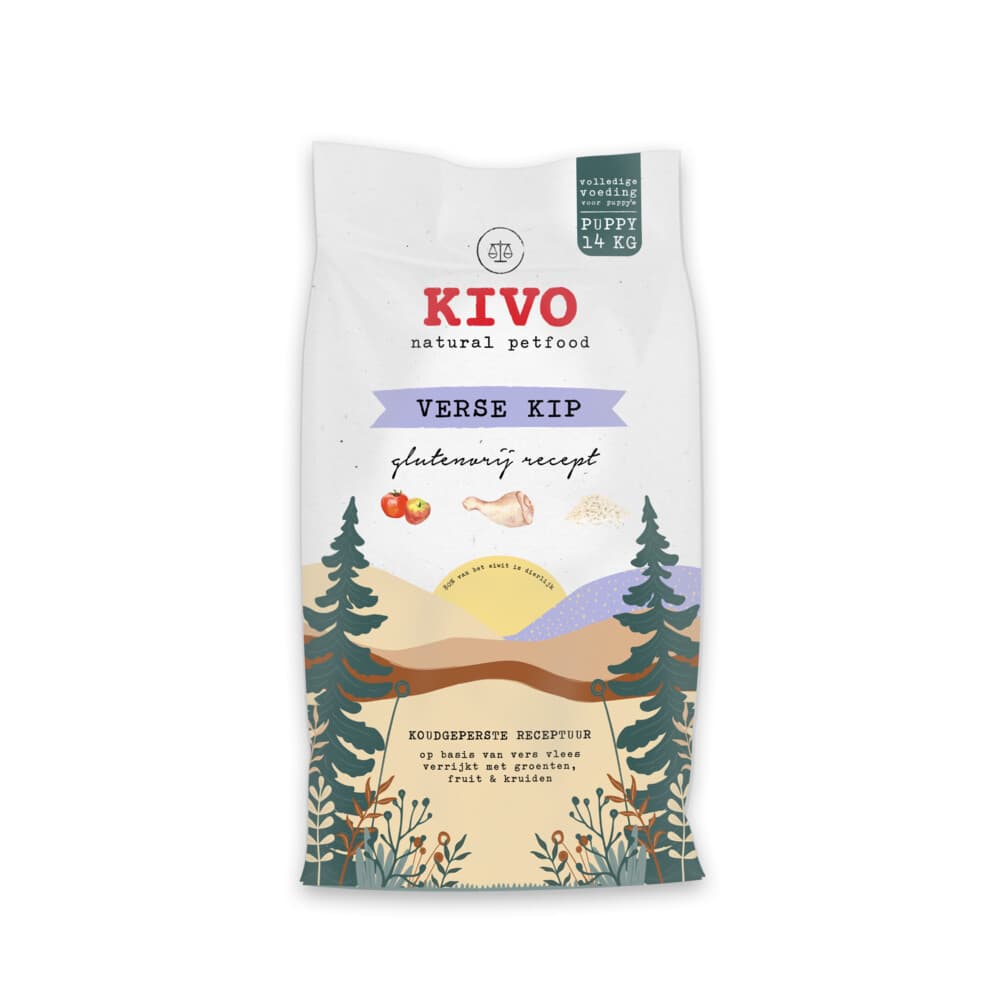 Kivo Verse Kip Puppy Glutenvrij 14 kg