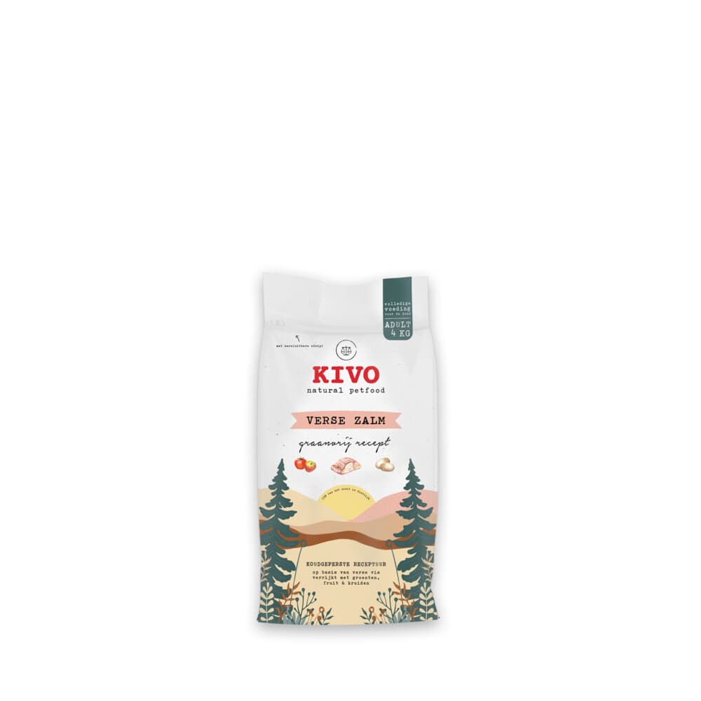 Kivo Verse Zalm Graanvrij 4 kg