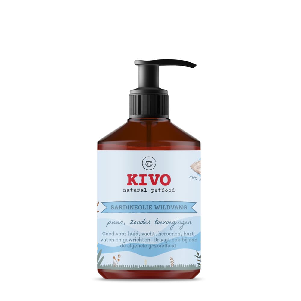 Kivo Sardineolie Wildvang Puur 500 ml