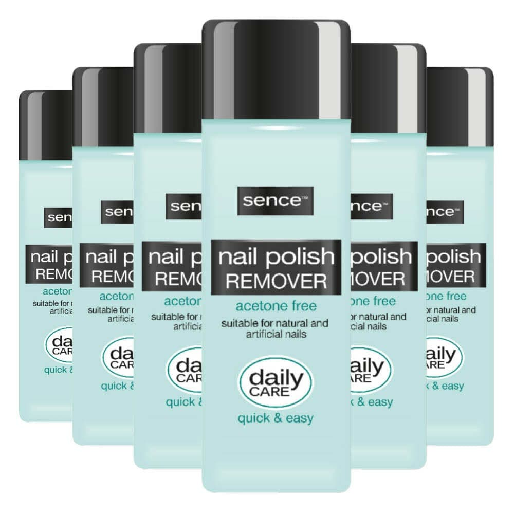 6x Sence Nagellak Remover met Aceton 200 ml