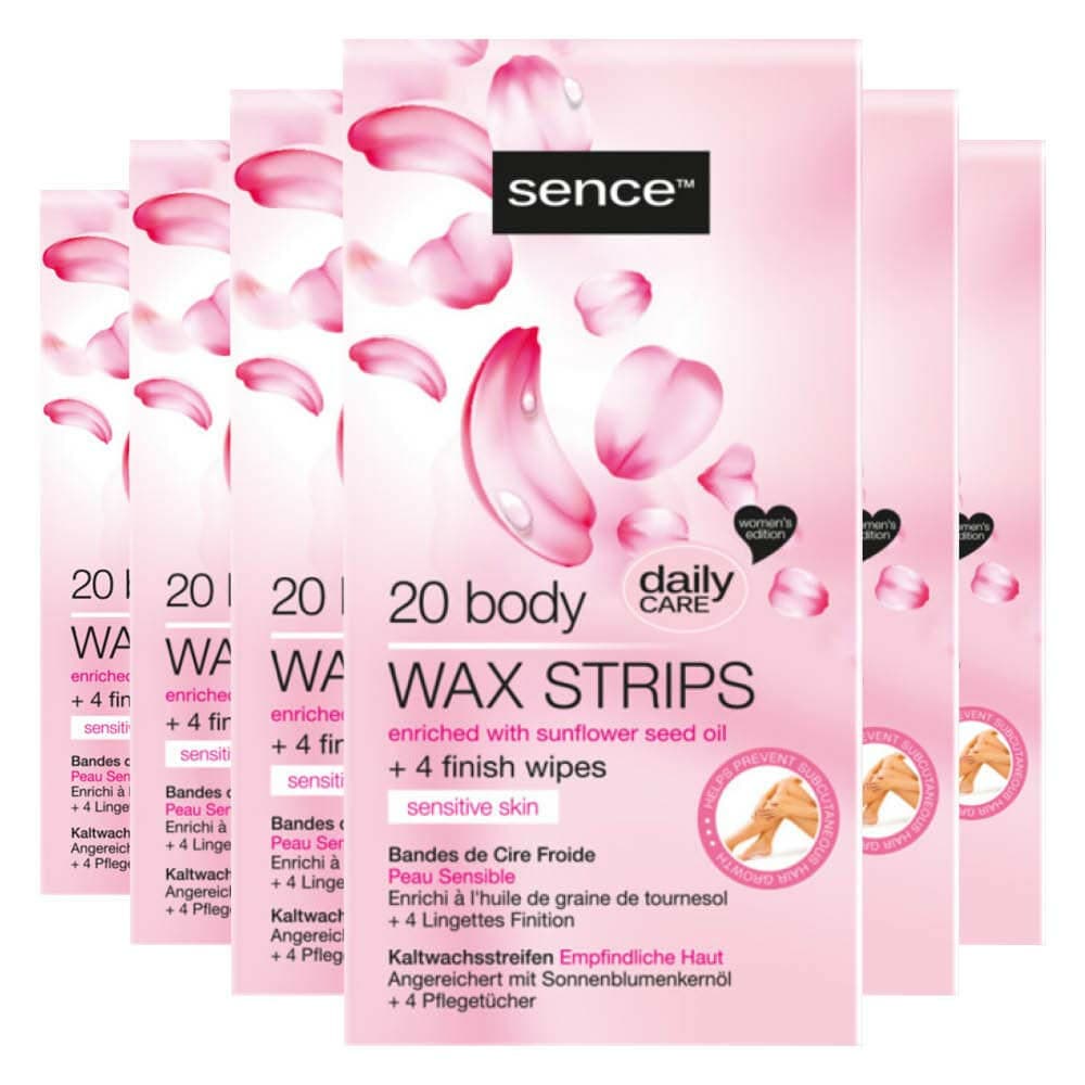 6x Sence Wax Strips voor het Lichaam 20 stuks