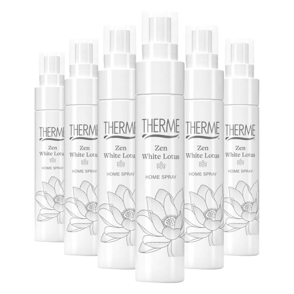 6x Therme Interieurspray Zen White Lotus 60 ml