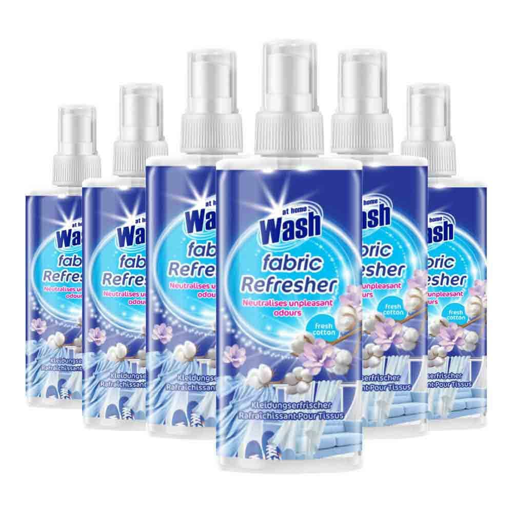 6x At Home Textielverfrisser Cotton 300 ml