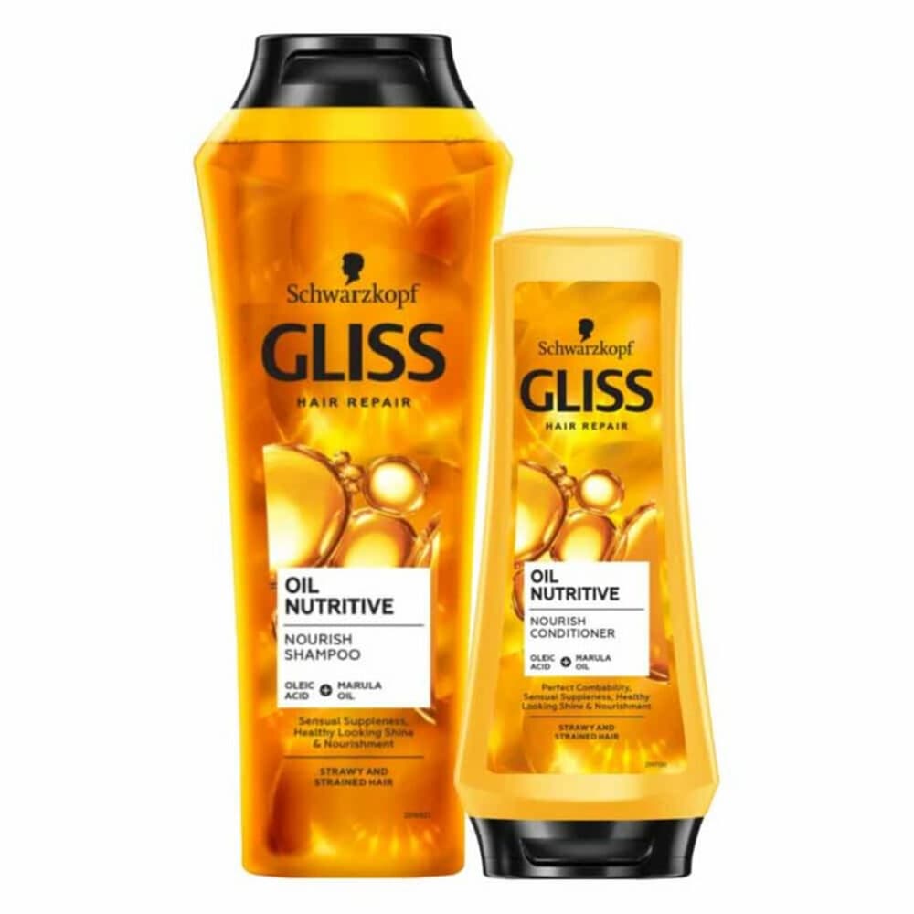 Gliss Oil Nutritive - Shampoo 1x 250 ml&Conditioner 1x 200 ml - Pakket