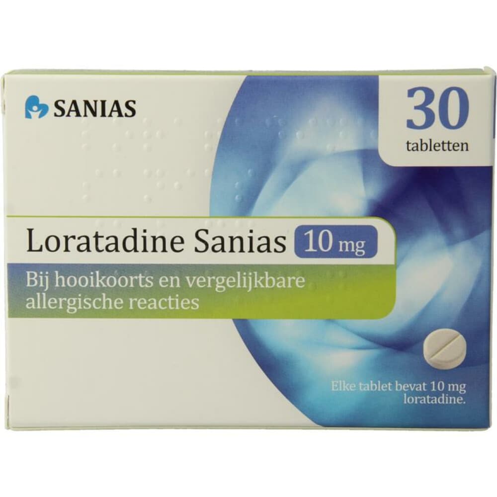 Sanias Loratadine 10 mg 30 tabletten
