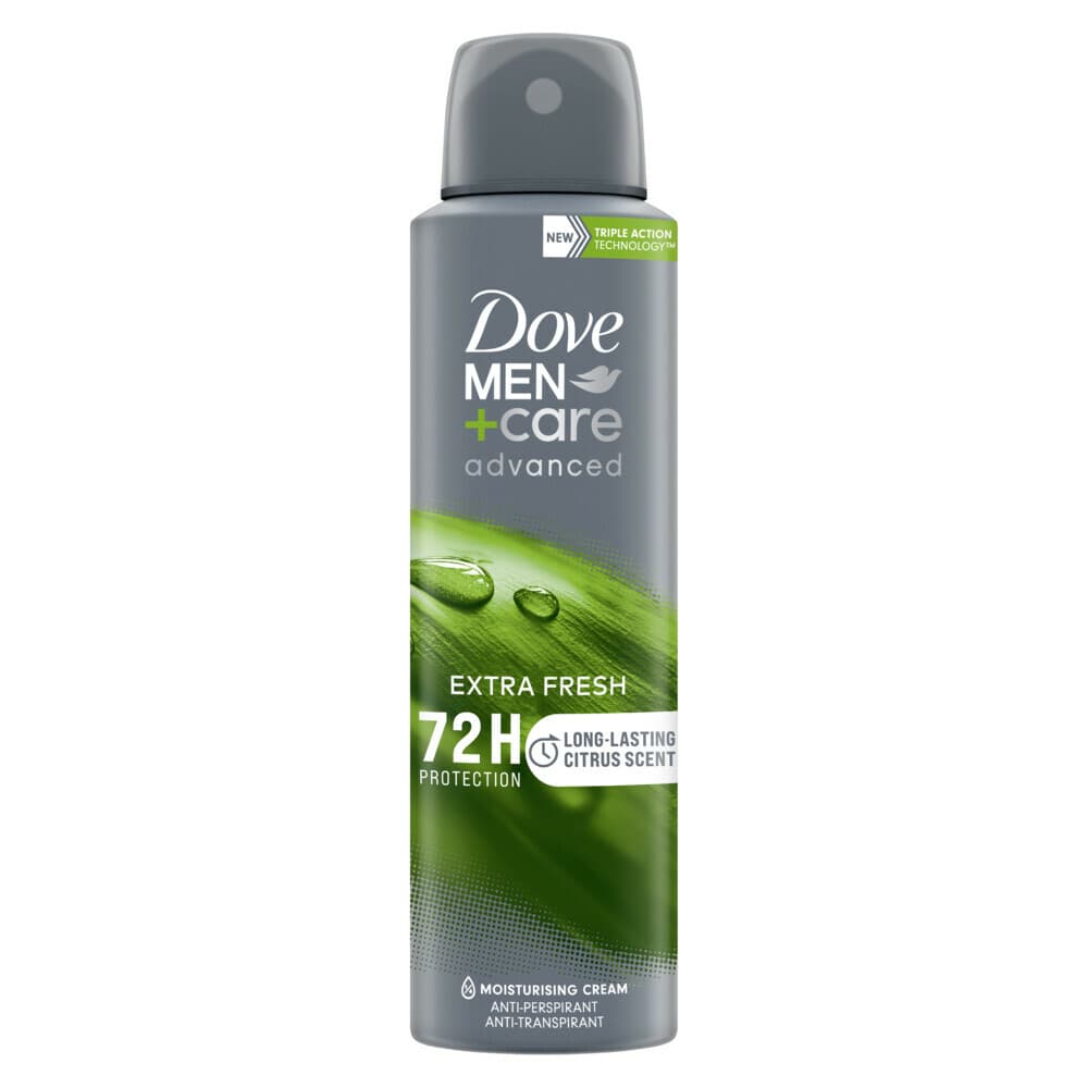 2+1 gratis: Dove Deodorant Men+ Care Extra Fresh 150 ml