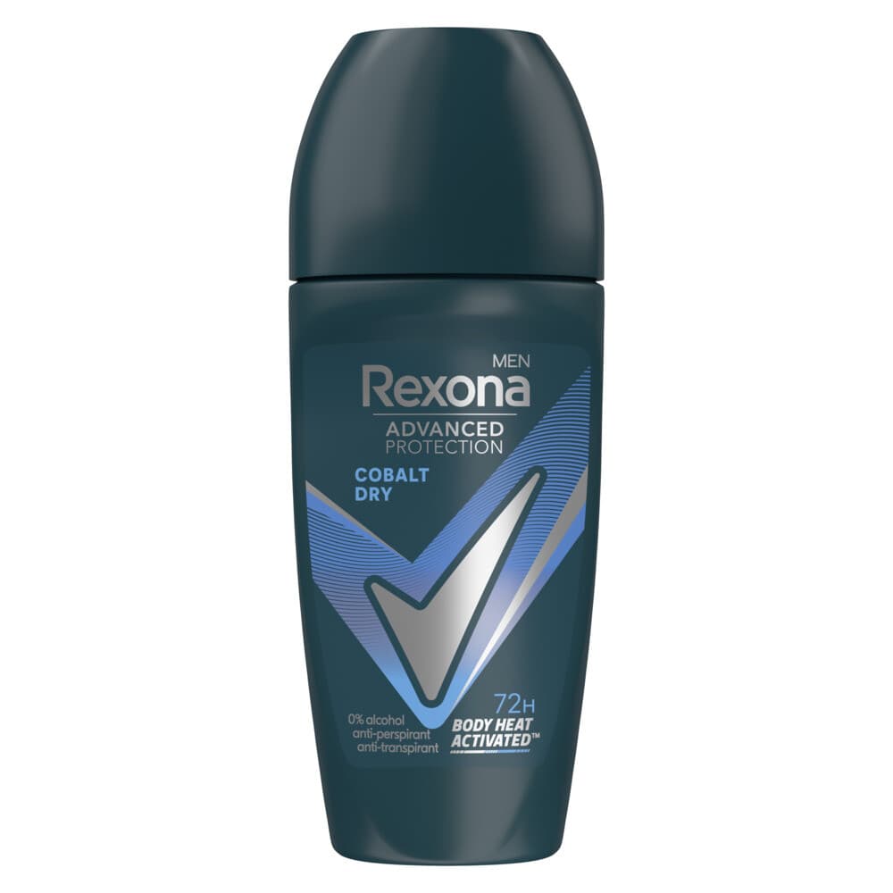 2+1 gratis: Rexona Men Deodorant Roller Advanced Protection Dry Cobalt 50 ml