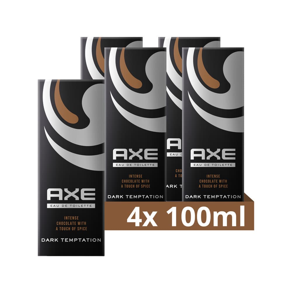 4x Axe Dark Temptation Eau de Toilette 100 ml