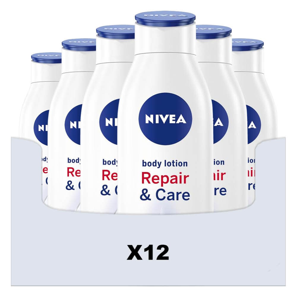 12x NIVEA Bodylotion Repair&Care 400 ml