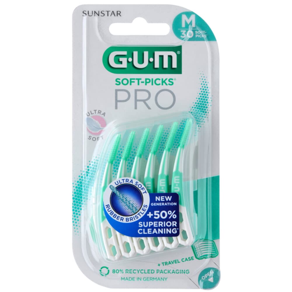 3x GUM Soft-Picks PRO Medium 30 stuks