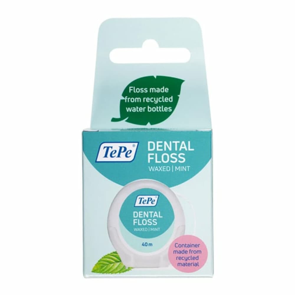 6x TePe Dental Floss Mint 40 meter