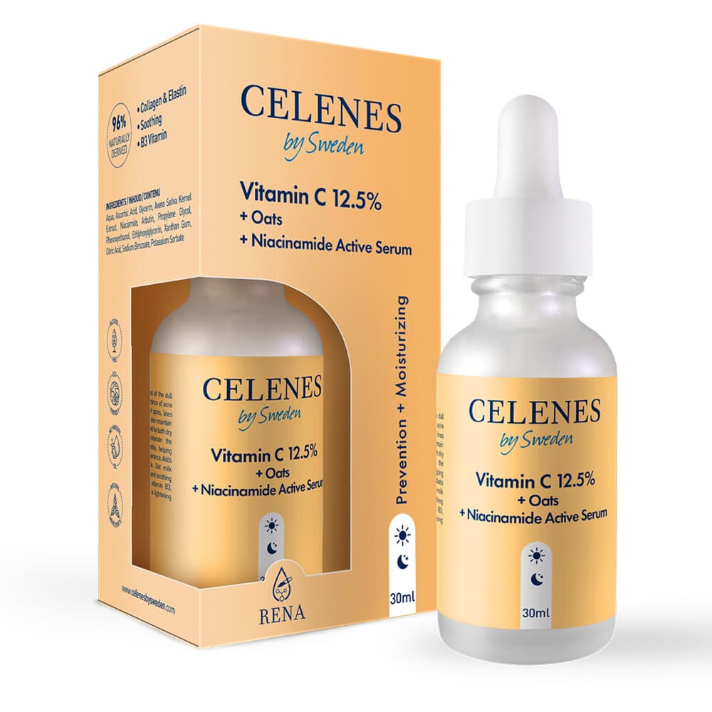 Celenes Vitamine C 12,5% + Haver + Niacinamide Serum 30 ml
