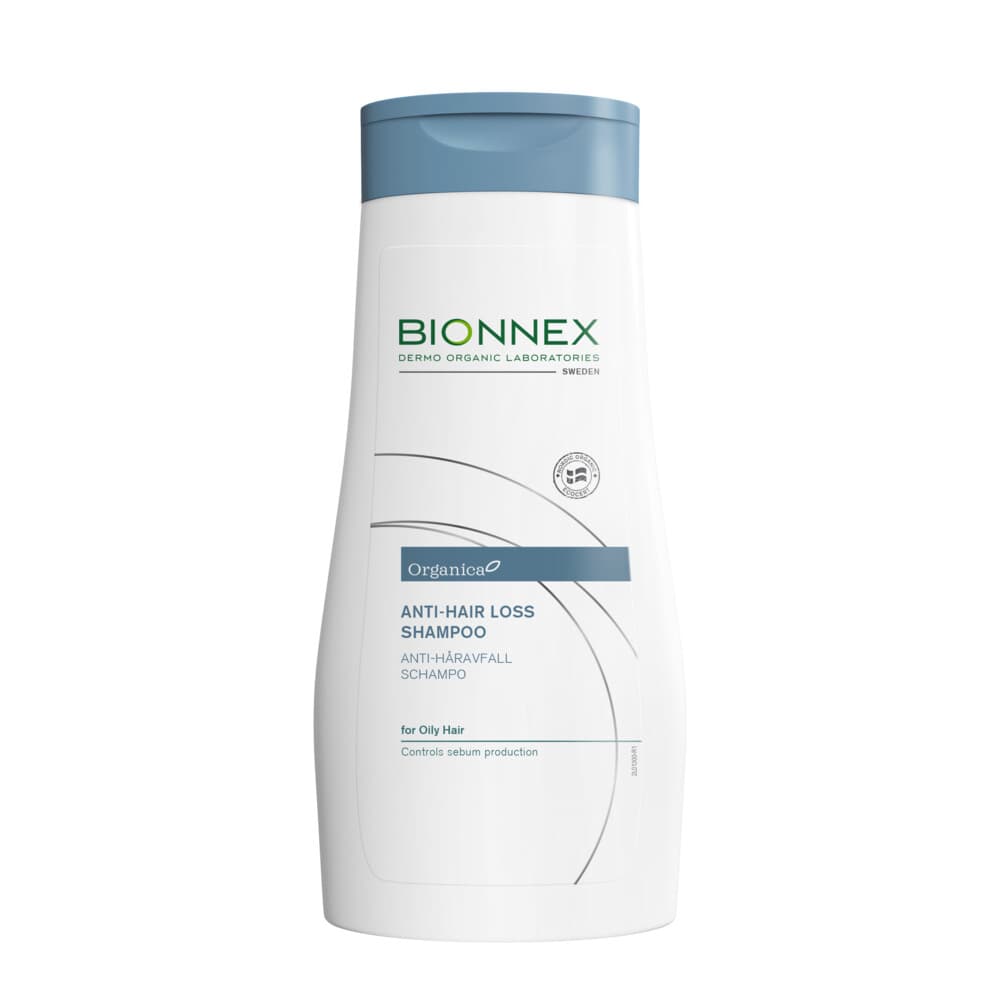 3x Bionnex Organica Anti-Haaruitval Shampoo Vettig Haar 300 ml
