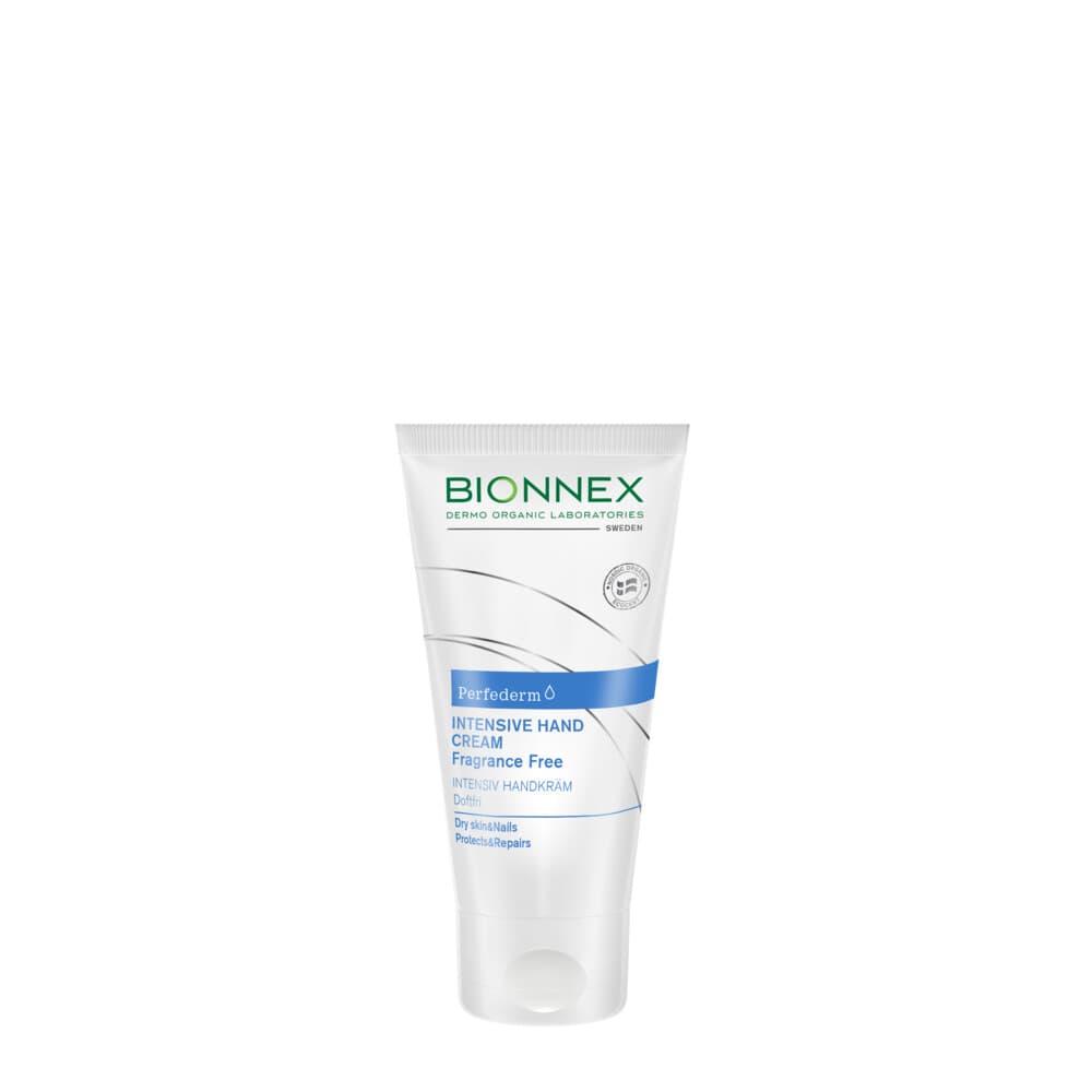 3x Bionnex Perfederm Intensieve Handcreme Droge Handen en Nagels Geurloos 50 ml