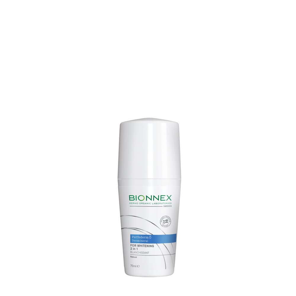 3x Bionnex Perfederm Deomineral Roller 2 In 1 voor Whitening 75 ml