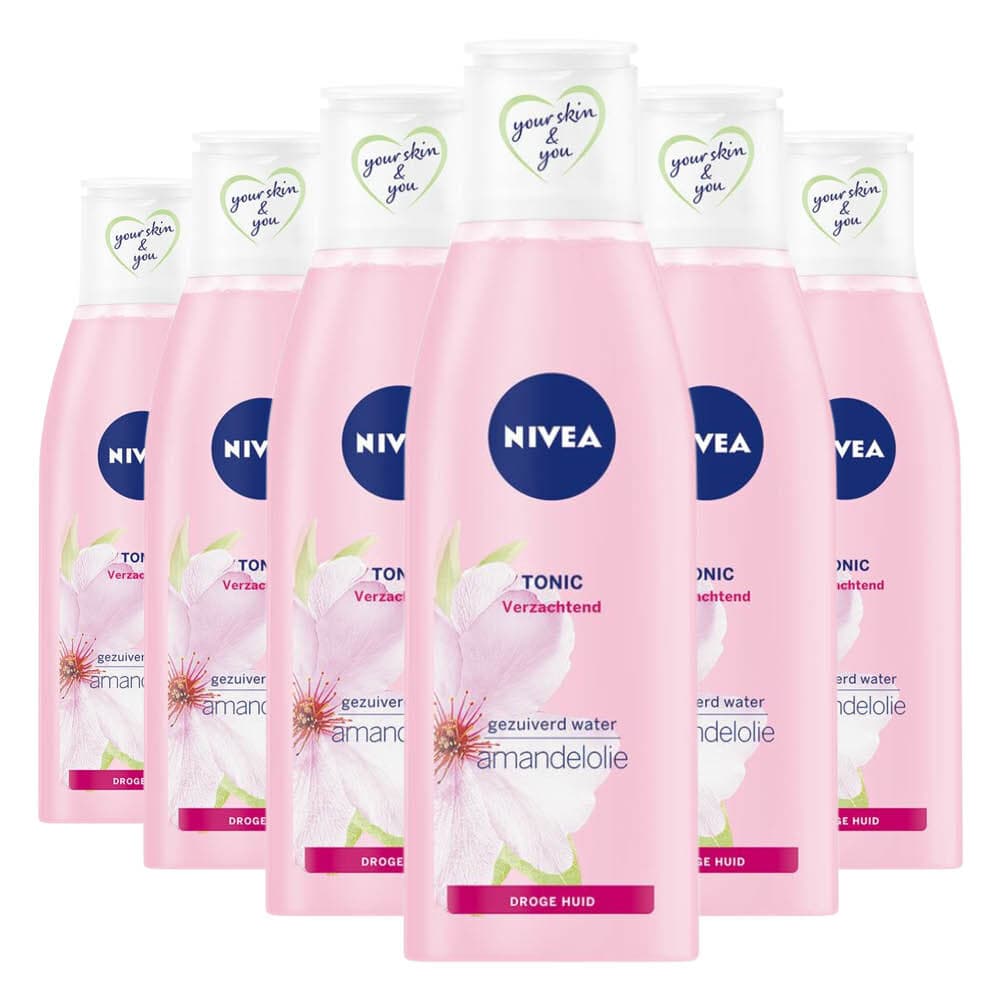 6x NIVEA Renigingstonic Verzachtend 200 ml