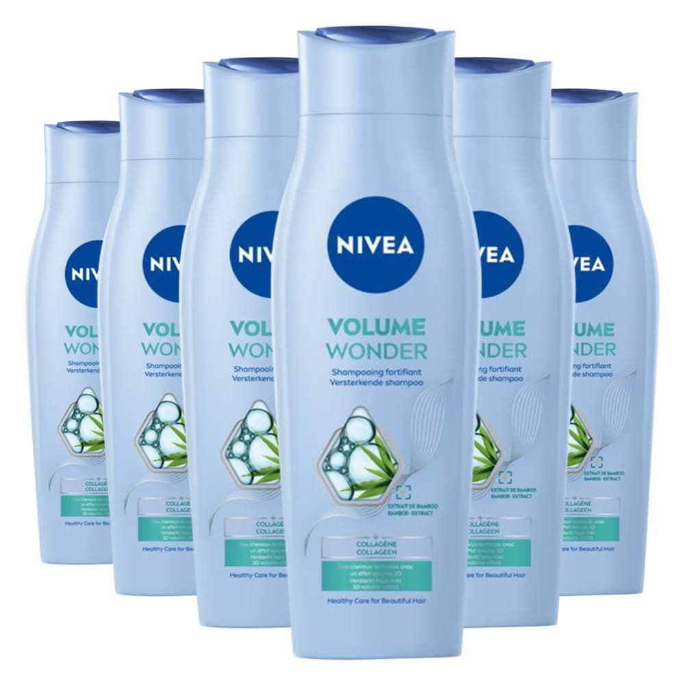 6x NIVEA Shampoo Volume Care 250 ml