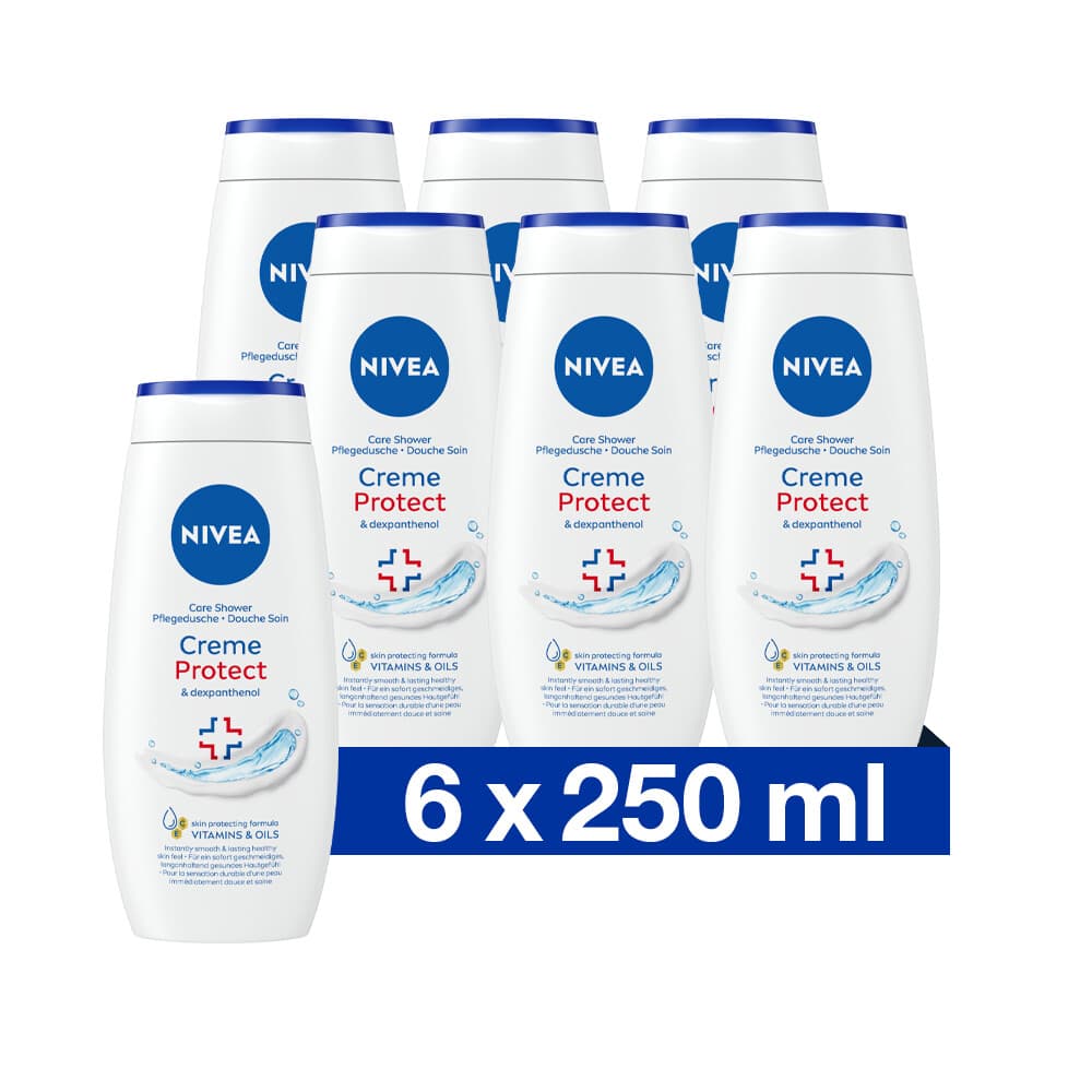 6x NIVEA Douchecrème Protect 250 ml