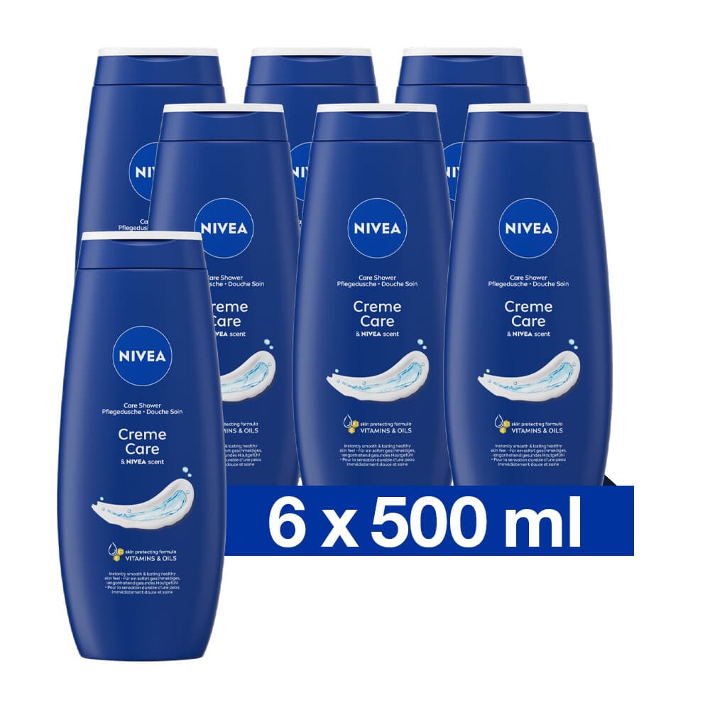 6x NIVEA Douchecrème Rich Moisture 500 ml