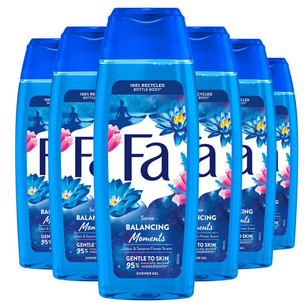 6x Fa Balancing Moments Douchegel 250 ml
