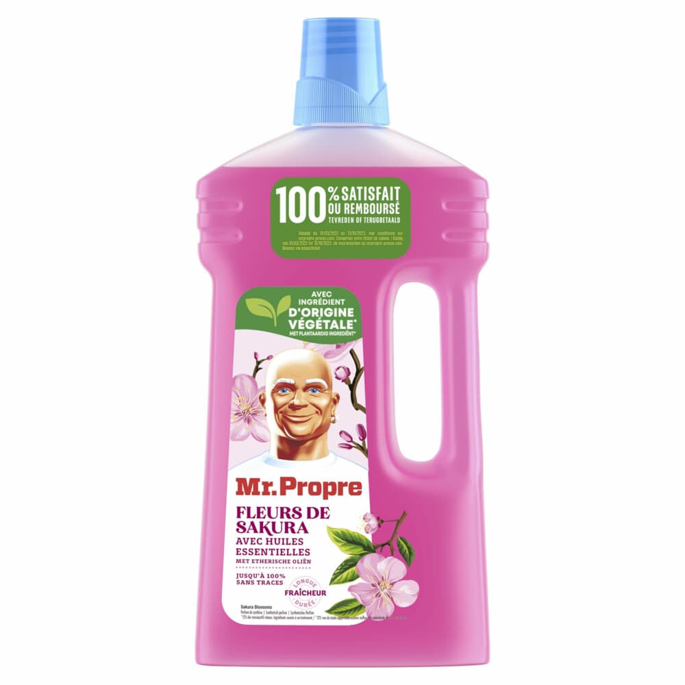 2e halve prijs: Mr. Propre Allesreiniger Sakura Bloesems 1 liter