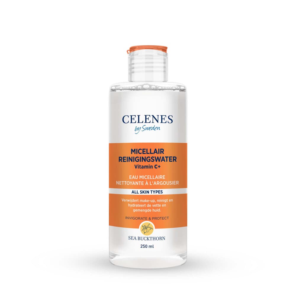 3x Celenes Duindoorn Micellair Reinigingswater Vettige / Combinatie Huid 250 ml