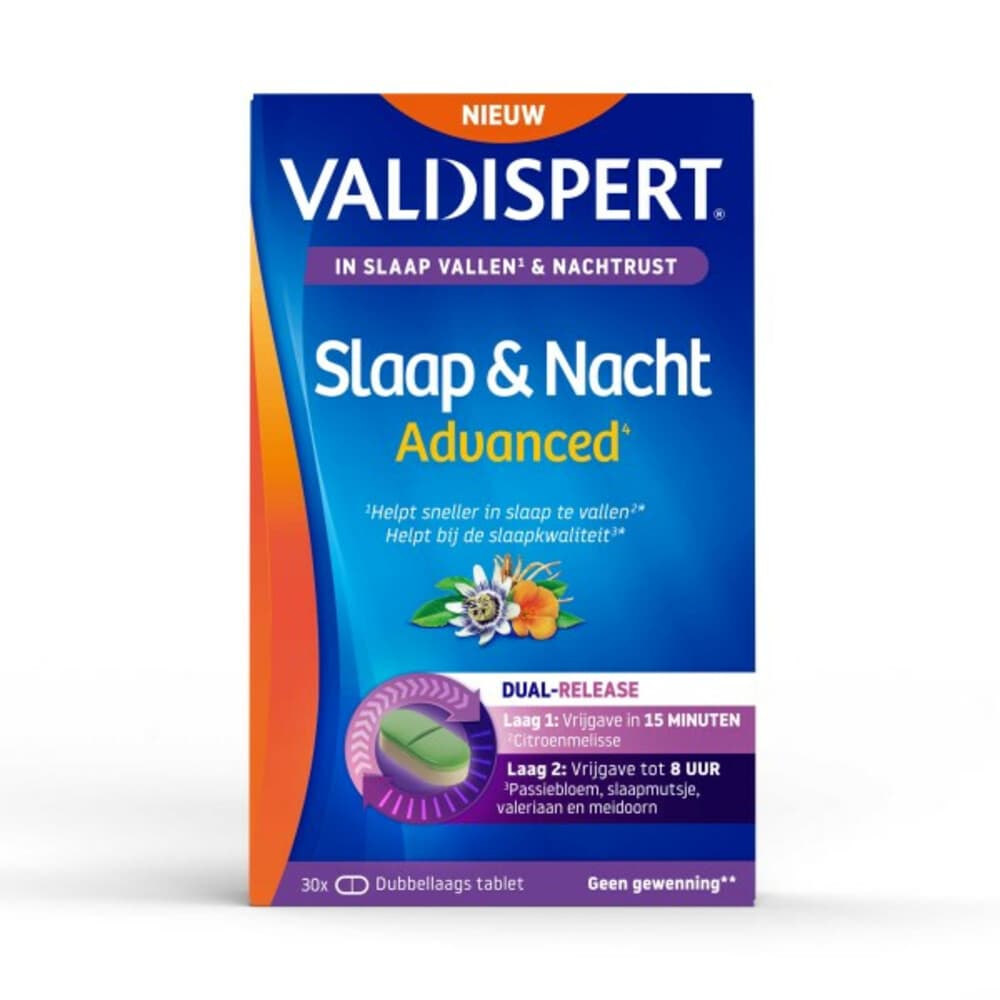 Gratis Verzending: Valdispert Slaap&Nacht Advanced 30 tabletten