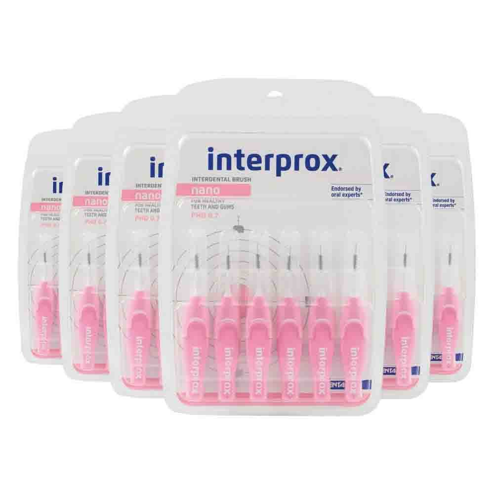 6x Interprox Ragers Nano Roze PHD 0.7 6 stuks