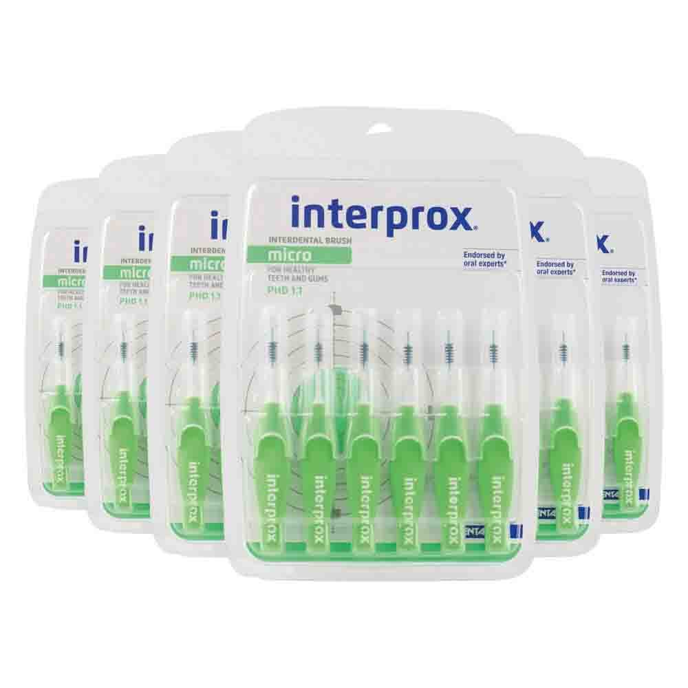 6x Interprox Ragers Micro Groen PHD 1.1 6 stuks